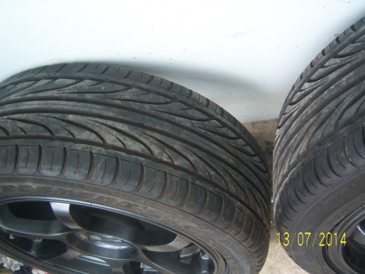 แม็กขอบ 17x7  4รู100 พร้อมยาง