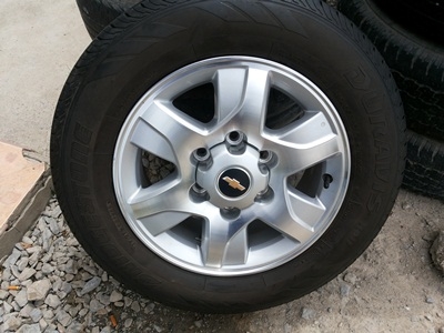 ขายล้อแม็กChevrolet trail blazer ขอบ16 พร้อมยางปี13 4 ล้อ