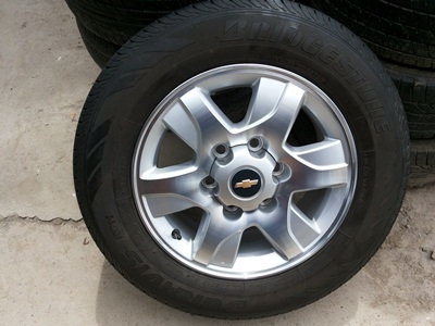 ขายล้อแม็กChevrolet trail blazer ขอบ16 พร้อมยางปี13 4 ล้อ