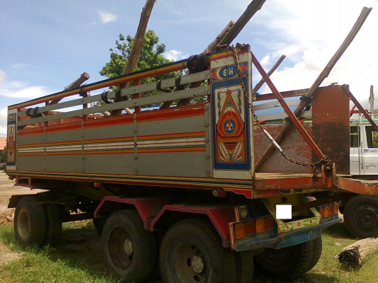 ลูกพ่วง 3 เพลายัด ดัมพ์ กระบะอลูมิเนียม ยาว 6.20 เมตรปี 08