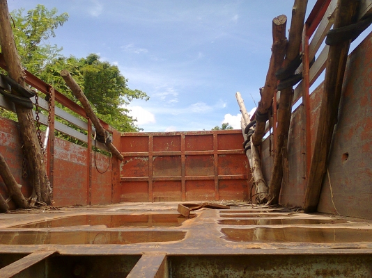 ลูกพ่วง 3 เพลายัด ดัมพ์ กระบะอลูมิเนียม ยาว 6.20 เมตรปี 08