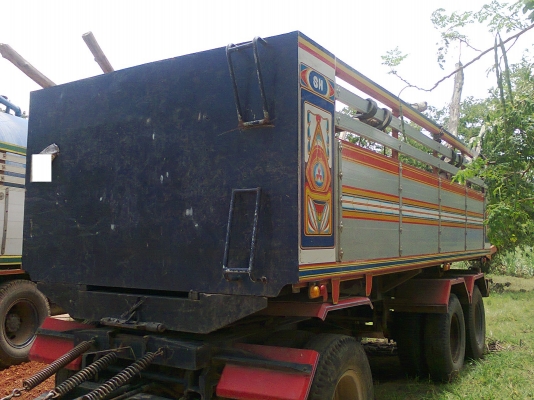 ลูกพ่วง 3 เพลายัด ดัมพ์ กระบะอลูมิเนียม ยาว 6.20 เมตรปี 08