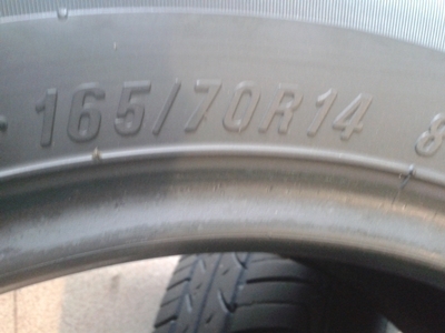 ยาง Maxxis 165/70/14 ปี 10 สภาพสวย ยาง Maxxis 165/70/14 ปี 10 สภาพสวย