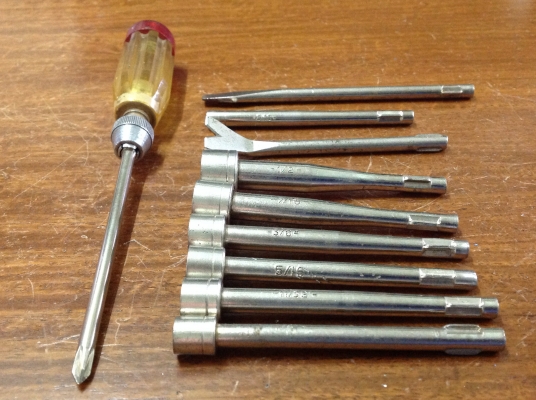 ขายไขควง Vintage เปลี่ยนหัวได้ 10 แบบ