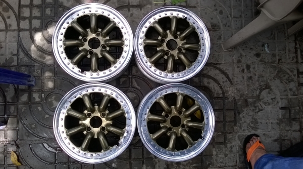 ขายล้อกล้วย 4รู100 ขอบ14 ชุดละ8500