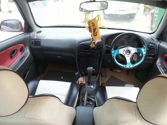 ขายอีคาร์ปี96 เกียร์ออโต้ ติดแก๊สหัวฉีด AG อิตาลี ขับดีแอร์เย็น พร้อมใช้ ภาษี58 ขายอีคาร์ปี96 เกียร์ออโต้ ติดแก๊สหัวฉีด AG อิตาลี ขับดีแอร์เย็น พร้อมใช้ ภาษี58