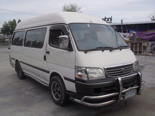 ขายรถตู้หลังคาูสูง ปี 2000 2เจ ออโต้ LPG ภายในวีไอพี 4 แถว