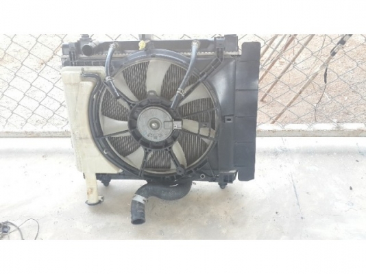 หม้อน้ำ รังผึ้งแอร์พร้อมชุดพัดลม วีออส 2011