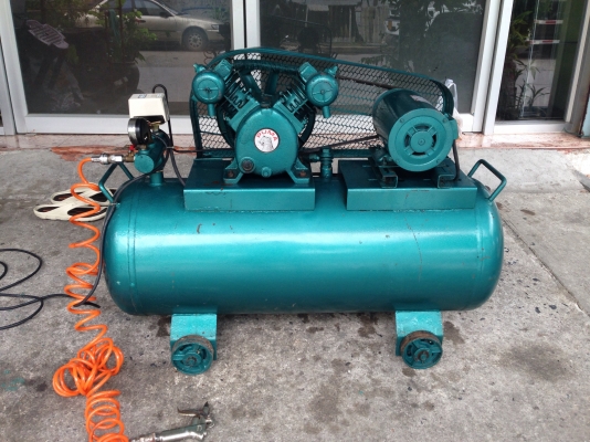 ขายปั้มลม Puma มอเตอร์ mitsubishi 1/2 HP. สภาพสวย วิ่งนิ่ม พร้อมใช้งาน