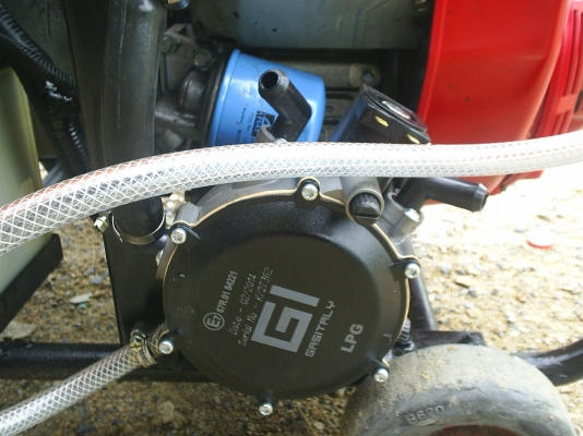 เครื่องปั่นไฟ10KVA.ใช้LPG