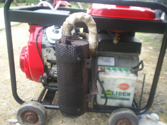 เครื่องปั่นไฟ10KVA.ใช้LPG