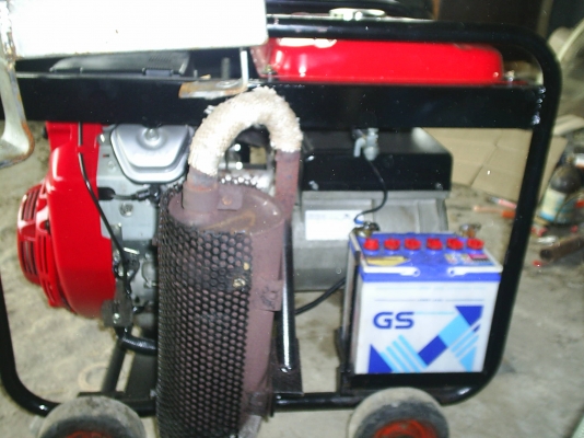 เครื่องปั่นไฟ10KVA.ใช้LPG