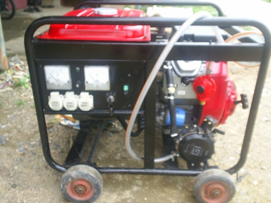 เครื่องปั่นไฟ10KVA.ใช้LPG