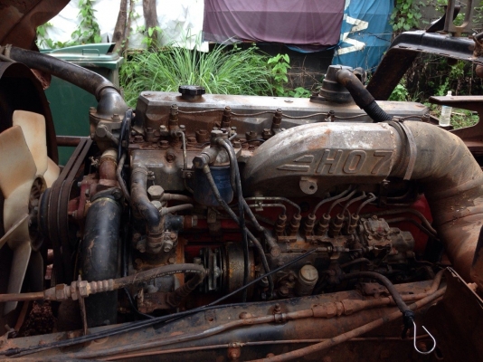 HINO F18 ดั้ม 2 เพลา เครื่องHO7D แรงม้า195 เบรคทิฟี่ เพาเวอร์