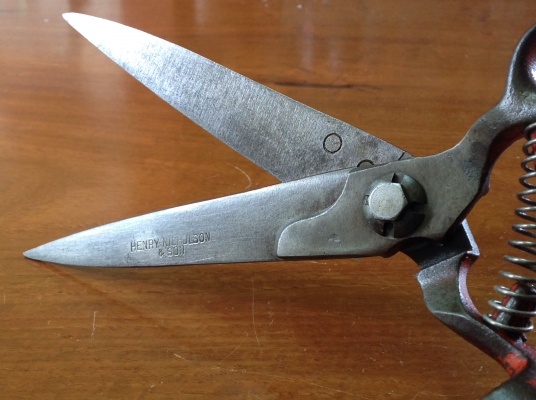 ขายกรรไกรตัดกิ่ง ตัดหญ้าได้ 2 in 1 VINTAGE HENRY NICHOLSON &amp; SON ขนาด 13"