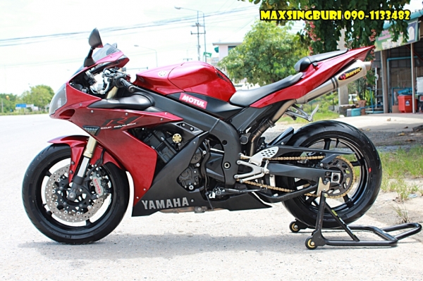 แม็กสิงห์บุรี//YAMAHA R1 ปี2005 มีของแต่งเพียบ ท่อ ARKAPOVIC ทะเบียนแท้โอนขนส่ง 359000 ลดได้