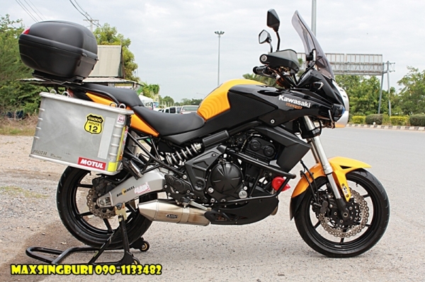 แม็กสิงห์บุรี//KAWASAKI VERSYS 650 ปี2012 สภาพสวย แต่งเต็มลำ ทะเบียนพร้อมโอน 239000