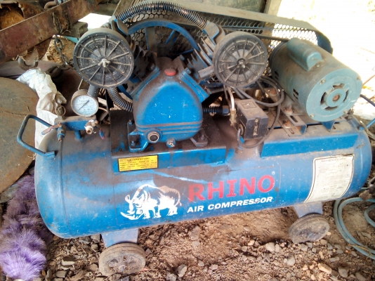 ปั๊มลม64L Rino ตามสภาพ ไดร์ไม่ทำงาน