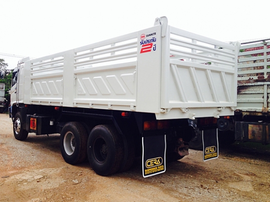 ขาย HINO MEGA 320 HI Speed ยูโร2 ดัมพ์สามมิตร พร้อมระบบลากพ่วง