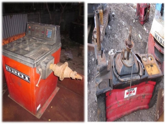 ขายควบ ราคาถูกค๊าบ - เครื่องถอดยาง และ เครื่องตั้งถ่วงล้อ มือสองเก่านอก เพียง 29,000 บาท