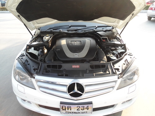 MERCEDES-BENZ - C-CLASS - C230 2.5 AT ปี2010 สีขาว เกียร์อัตโนมัติ เครื่องเบนซิน 2500cc MERCEDES-BENZ - C-CLASS - C230 2.5 AT ปี2010 สีขาว เกียร์อัตโนมัติ เครื่องเบนซิน 2500cc