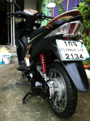 ขาย YAMAHA MIO125Iสีดำ-น้ำตาล ปี2013 ราคา 24,000บ.