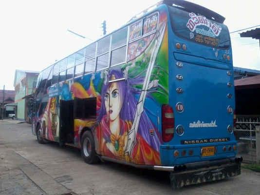 ขายรถบัสพัดลม เครื่อง นิสสัน PF6 390 แรงม้า