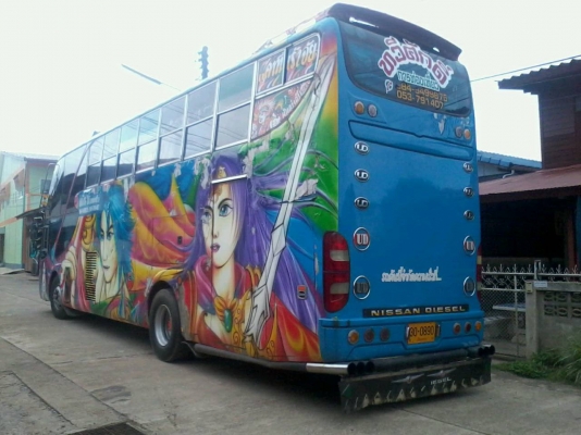 ขายรถบัสพัดลม เครื่อง นิสสัน PF6 390 แรงม้า