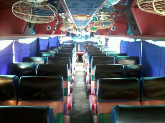 ขายรถบัสพัดลม เครื่อง นิสสัน PF6 390 แรงม้า