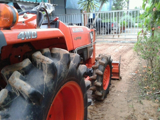 ขายรถไถ KUBOTA L3408 ดันหน้า ตัดหญ้า อุปกรณ์หน้าหลังครบ ขายรถไถ KUBOTA L3408 ดันหน้า ตัดหญ้า อุปกรณ์หน้าหลังครบ