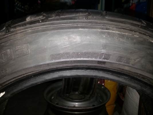 DUNLOP185-55-15 4เส้น DUNLOP185-55-15 4เส้น