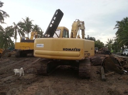 ขายรถแบคโฮ Komatsu pc120-6 ไฟฟ้าครบ เอกสารอินวอย