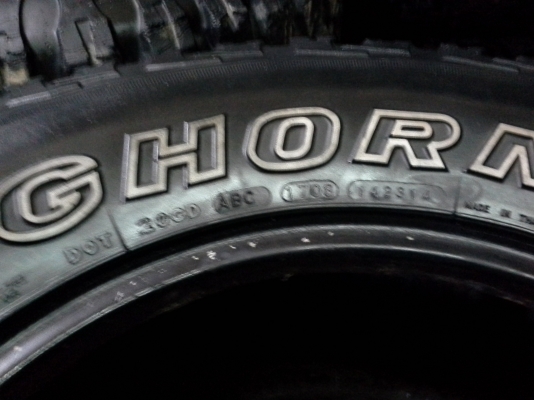 ยางMaxxis Bighorn31x10.50r15 ปี08ชุดเดียวกันทั้ว4เส้นไม่บวมไม่บั้ง ยางMaxxis Bighorn31x10.50r15 ปี08ชุดเดียวกันทั้ว4เส้นไม่บวมไม่บั้ง