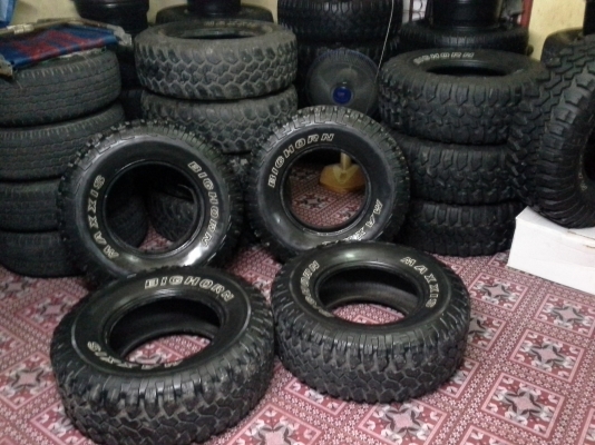 ยางMaxxis Bighorn31x10.50r15 ปี08ชุดเดียวกันทั้ว4เส้นไม่บวมไม่บั้ง