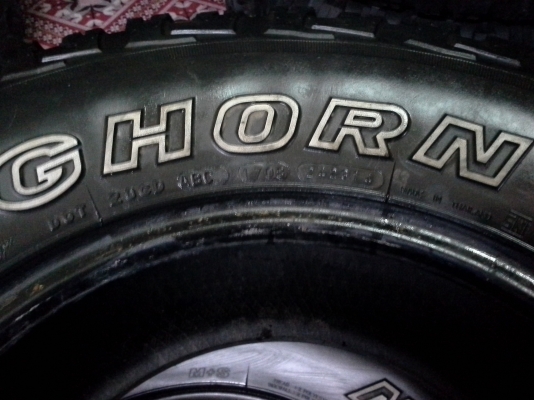 ยางMaxxis Bighorn31x10.50r15 ปี08ชุดเดียวกันทั้ว4เส้นไม่บวมไม่บั้ง ยางMaxxis Bighorn31x10.50r15 ปี08ชุดเดียวกันทั้ว4เส้นไม่บวมไม่บั้ง