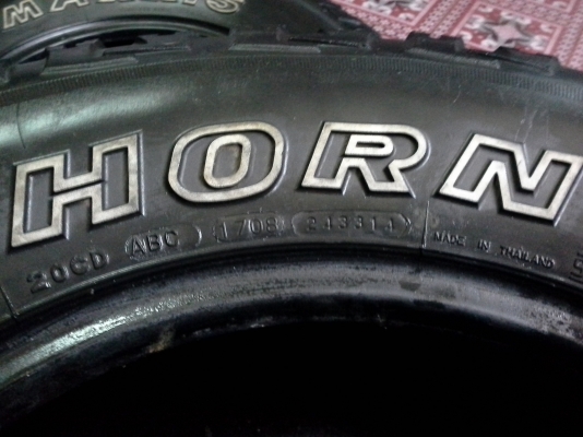 ยางMaxxis Bighorn31x10.50r15 ปี08ชุดเดียวกันทั้ว4เส้นไม่บวมไม่บั้ง ยางMaxxis Bighorn31x10.50r15 ปี08ชุดเดียวกันทั้ว4เส้นไม่บวมไม่บั้ง
