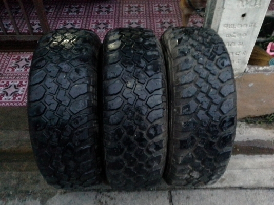 ยางMaxxis mudder 265/75/16ปี12 มี3เส้น ไว้ทำอะไหล่