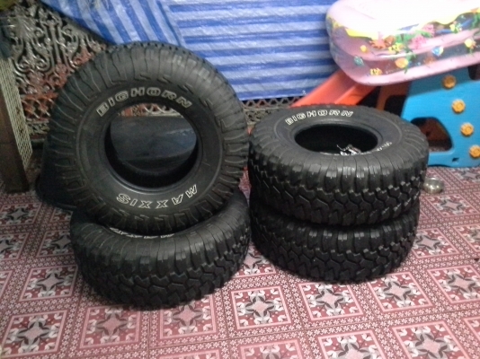 ยางMaxxis bighorn 33x12.5 r15 ปี12ทั้งชุด สวยๆ(ปรับราคา15500)