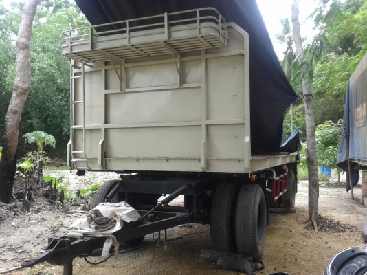 10ล้อ2เพลาHINO FM3MNLAพื้นเรียบ+หางลูกพ่วงพื้นเรียบPANUS