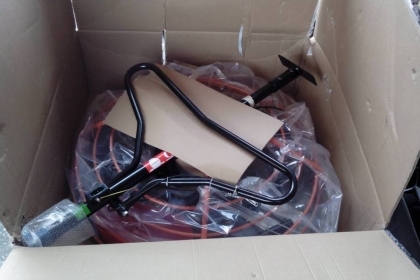 ขายเเมงปอปาดหน้าปูนพร้อมเครื่องยนต์ HONDA 6.5HP จัดส่งได้ทั่วประเทศ ใหม่ทั้งชุด พร้อมใบ ขัดหยาบ-ขัดมัน