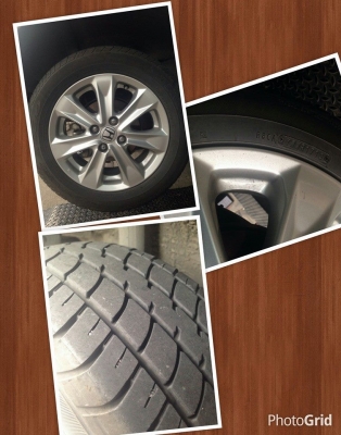 ล้อแม็ก Honda Jazz Hybrid พร้อมยาง สวยมาก