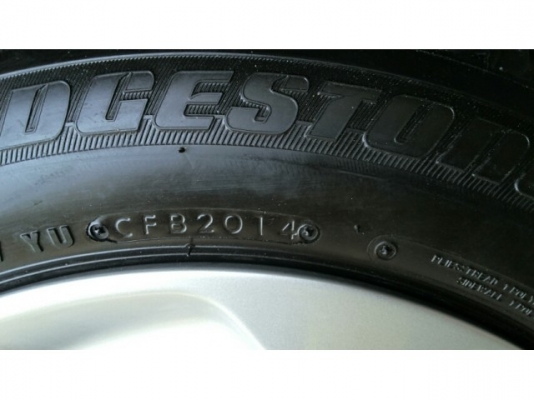 ล้อแม็กถอดป้ายแดง Honda city ขอบ15 พร้อมยาง บริสโตน