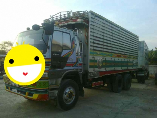 ขาย พ่วง 18 ล้อ / ฮีโน่ 2K 240 แรง สมอเงิน / ดั๊มแม่-ดั๊มลูก เกษตร อู่ ฮวดการช่าง / ปี 2543