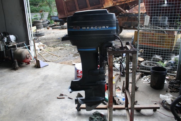 ขายเครื่องเรือ mercury 40 แรง (ขายแล้ว)