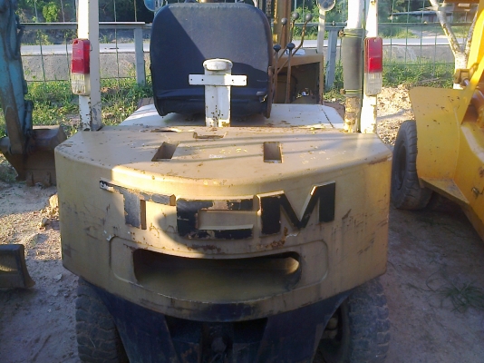 รถยกTCM 2ตันกระบอกคู่งากระดก เทดั้มได้ เครื่องดีเซล รถนอกนำเข้า