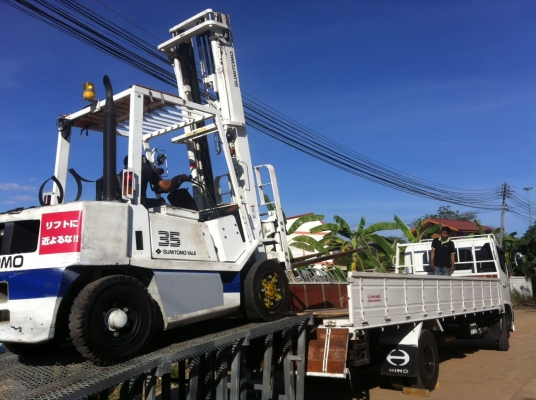 ขาย ฟอร์คลิฟต์ SUMITOMO. แท้จากญี่ปุ่น 3.5 TON เสายกสูง 5.4 เมตร !!!( น้ำหนักรถ 6800 KG ) ขอขอบคุณพี่วสันต์ จ.เลย