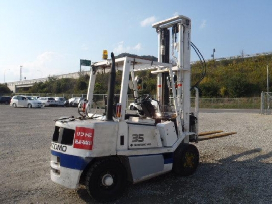 ขาย ฟอร์คลิฟต์ SUMITOMO. แท้จากญี่ปุ่น 3.5 TON เสายกสูง 5.4 เมตร !!!( น้ำหนักรถ 6800 KG ) ขอขอบคุณพี่วสันต์ จ.เลย