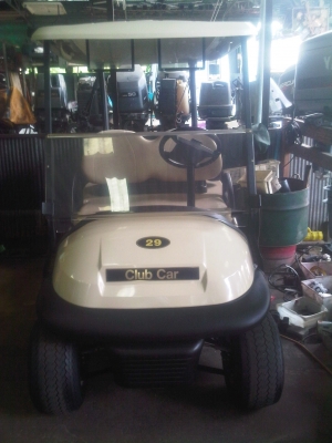 ขายรถกอล์ฟไฟฟ้า CLUB CAR 2ที่นั่ง สวยๆเลย