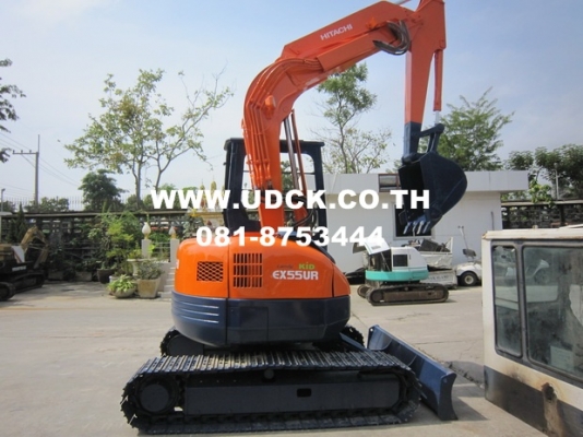 ขายรถขุดเล็ก HITACHI  รุ่น EX55UR-2- แทร็กเหล็ก มือสองญี่ปุ่น