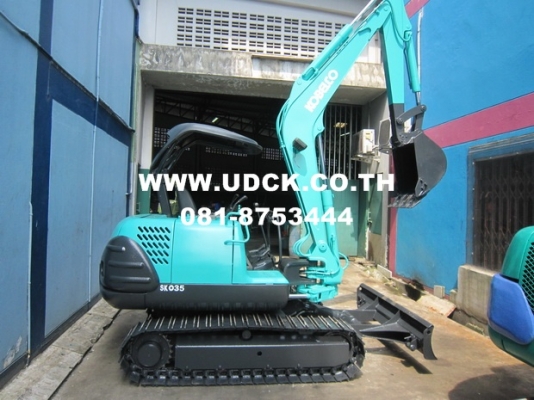 ขายรถขุดเล็ก KOBELCO รุ่น SK035 แทร็กเหล็ก มือสองญี่ปุ่น